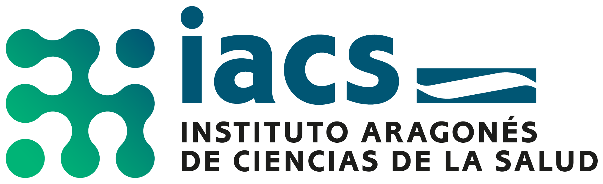 Logotipo del Instituto Aragonés de Ciencias de la Salud (IACS), color RGB en png