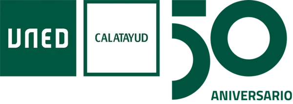 Logotipo de la UNED Calatayud, 50 aniversario