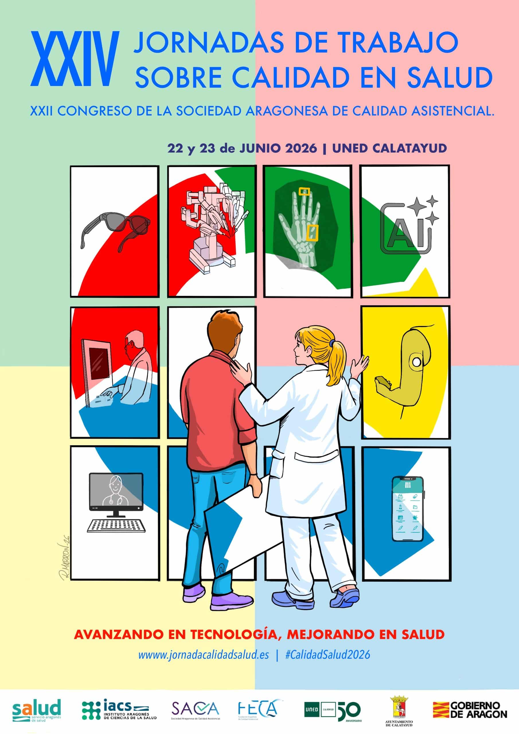 2026_Cartel_Jornadas_Calidad Cartel XXIV Jornadas de trabajo sobre Calidad en Salud 2026